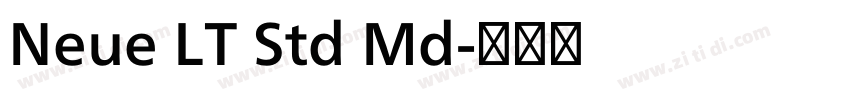 Neue LT Std Md字体转换 Neue LT Std Md字体转换